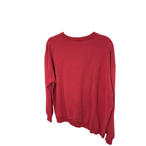 Esprit Vintage Red Pullover Sweatshirt Crewneck Casual Size L - Picture 4 of 8